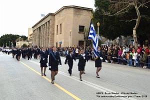 246- Rhodes- Defile Dodecanese grec